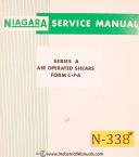 Niagara-Niagara A, Air Operated Shears Service Manual 1964-A-01